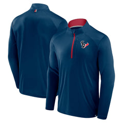 Houston Texans Defender Long Sleeve Quarter-Zip Jacket Navy | Fanatics