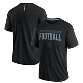 Las Vegas Raiders Defender Blackout T-Shirt Black | Fanatics