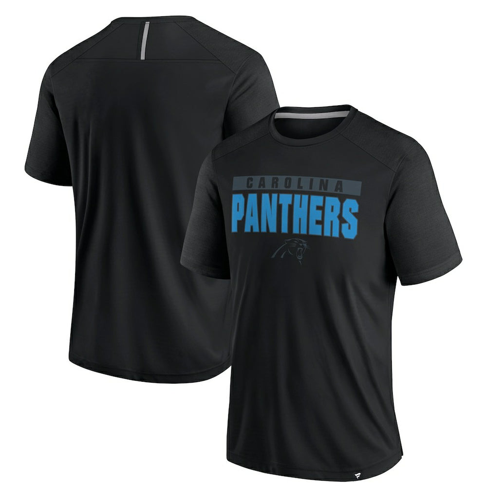 Carolina Panthers Defender Blackout T-Shirt Black | Fanatics