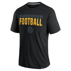 Pittsburgh Steelers Defender Blackout T-Shirt Black | Fanatics