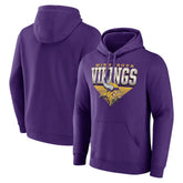 Minnesota Vikings Geometric Chrome Pullover Hoodie Purple | Fanatics