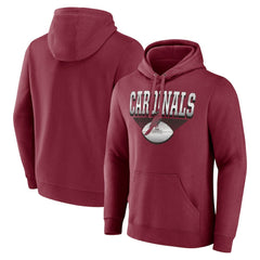 Arizona Cardinals Geometric Chrome Pullover Hoodie Cardinal | Fanatics