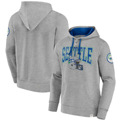 Seattle Seahawks Label Maker Pullover Hoodie Heather Gray | Fanatics