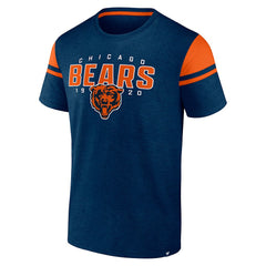 Chicago Bears Old School Play Slub T-Shirt Navy | Fanatics