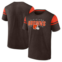 Cleveland Browns Old School Play Slub T-Shirt Brown | Fanatics
