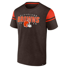 Cleveland Browns Old School Play Slub T-Shirt Brown | Fanatics