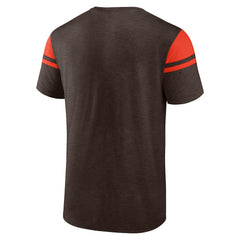 Cleveland Browns Old School Play Slub T-Shirt Brown | Fanatics