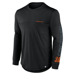 Cincinnati Bengals Blackout Long Sleeve T-Shirt Black | Fanatics