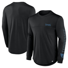 Tennessee Titans Blackout Long Sleeve T-Shirt Black | Fanatics