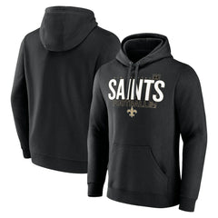 New Orleans Saints Pylon Outline Pullover Hoodie Black | Fanatics