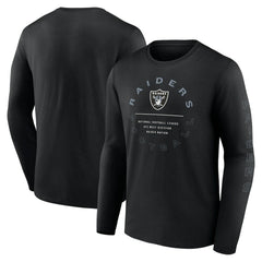 Las Vegas Raiders Stat Sheet Long Sleeve T-Shirt Black | Fanatics