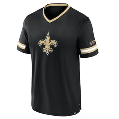 New Orleans Saints Stripe Stacking T-Shirt Black | Fanatics