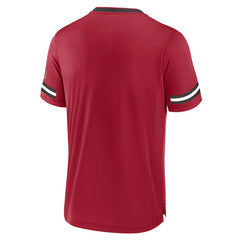 San Francisco 49ers Stripe Stacking T-Shirt Scarlet | Fanatics