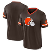 Cleveland Browns Stripe Stacking T-Shirt Brown | Fanatics