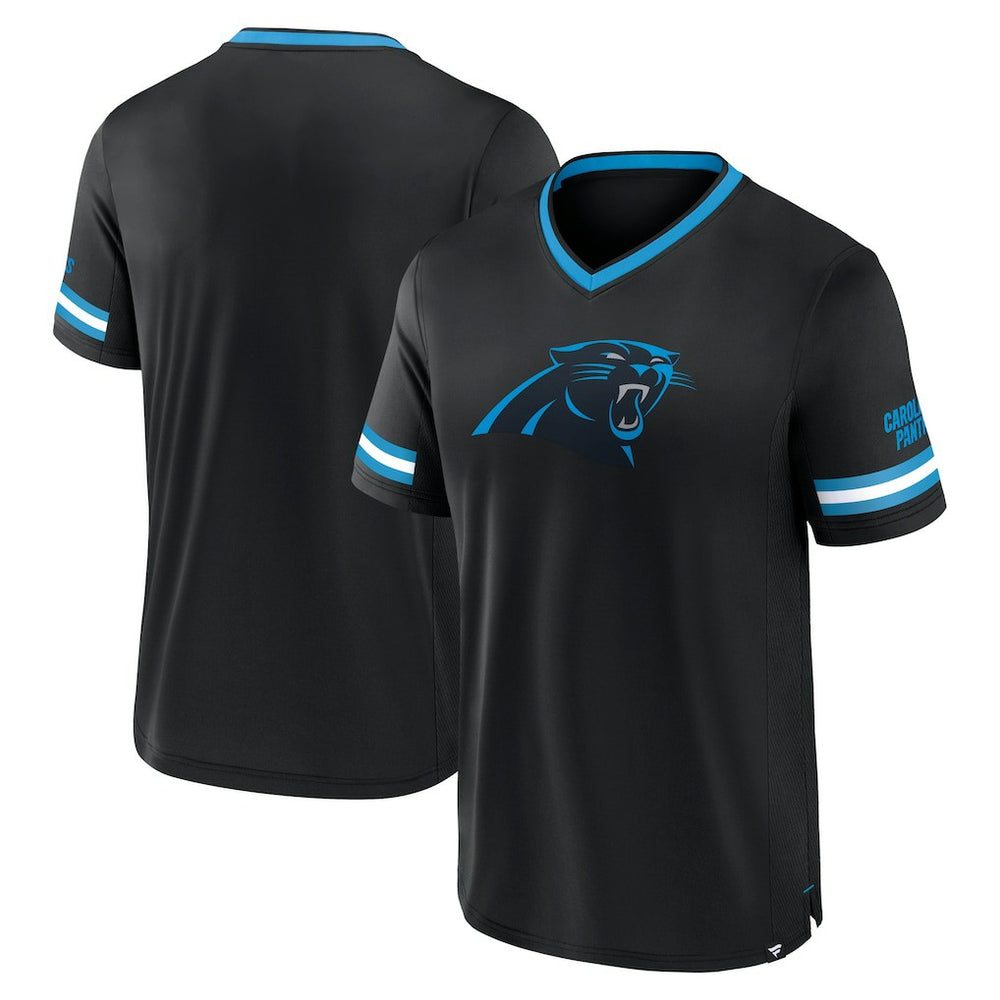 Carolina Panthers Stripe Stacking T-Shirt Black | Fanatics