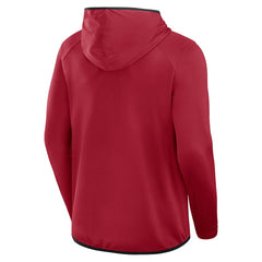 San Francisco 49ers Transitional Defender Hoodie Long Sleeve T-Shirt Scarlet | Fanatics