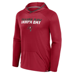Tampa Bay Buccaneers Transitional Defender Hoodie Long Sleeve T-Shirt Red | Fanatics
