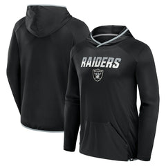 Las Vegas Raiders Transitional Defender Hoodie Long Sleeve T-Shirt Black | Fanatics