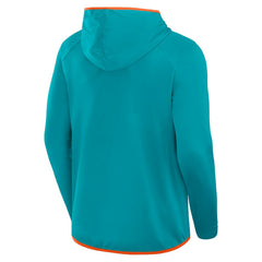 Miami Dolphins Transitional Defender Hoodie Long Sleeve T-Shirt Aqua | Fanatics