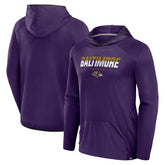 Baltimore Ravens Transitional Defender Hoodie Long Sleeve T-Shirt Purple | Fanatics