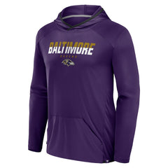 Baltimore Ravens Transitional Defender Hoodie Long Sleeve T-Shirt Purple | Fanatics