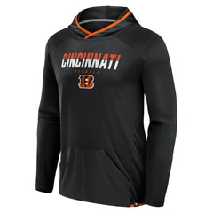 Cincinnati Bengals Transitional Defender Hoodie Long Sleeve T-Shirt Black | Fanatics