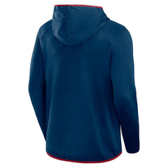 Houston Texans Transitional Defender Hoodie Long Sleeve T-Shirt Navy | Fanatics