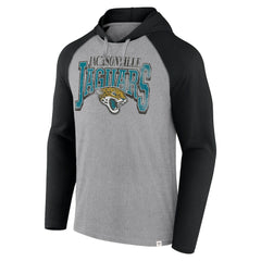 Jacksonville Jaguars Under Center Long Sleeve Hoodie T-Shirt Gray/Black | Fanatics