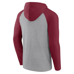 Arizona Cardinals Under Center Long Sleeve Hoodie T-Shirt Gray/Cardinal | Fanatics