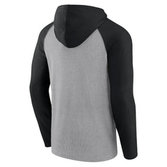 New Orleans Saints Under Center Long Sleeve Hoodie T-Shirt Gray/Black | Fanatics