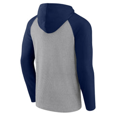 Tennessee Titans Under Center Long Sleeve Hoodie T-Shirt Gray/Navy | Fanatics