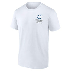 Indianapolis Colts Repeat Stats T-Shirt White | Fanatics