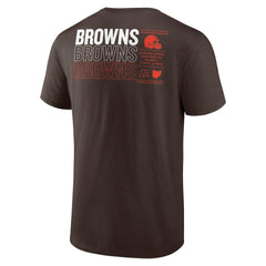 Cleveland Browns Repeat Stats T-Shirt Brown | Fanatics