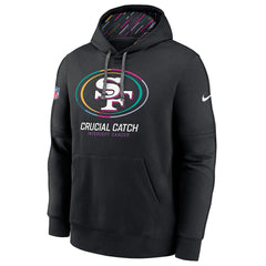 San Francisco 49ers 2024 NFL Crucial Catch Big & Tall Club Pullover Hoodie Black | Nike for Sale