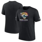 Jacksonville Jaguars 2024 NFL Crucial Catch T-Shirt Black | Nike for Sale