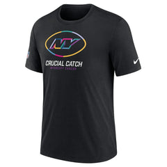 New York Jets 2024 NFL Crucial Catch T-Shirt Black | Nike for Sale
