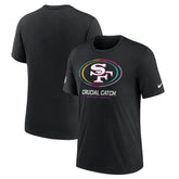 San Francisco 49ers 2024 NFL Crucial Catch Big & Tall T-Shirt Black | Nike for Sale