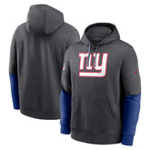 New York Giants 2024 Sideline Club Pullover Hoodie Anthracite | Nike for Sale