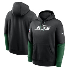 New York Jets 2024 Sideline Club Pullover Hoodie Black | Nike for Sale