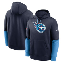 Tennessee Titans 2024 Sideline Club Pullover Hoodie Navy | Nike for Sale