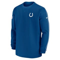 Indianapolis Colts 2024 Sideline Coaches Long Sleeve Top Royal | Nike for Sale
