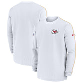 Kansas City Chiefs 2024 Sideline Coaches Long Sleeve Top Red | Nike for Sale