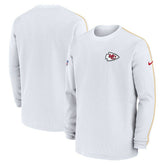 Kansas City Chiefs 2024 Sideline Coaches Long Sleeve Top White | Nike for Sale