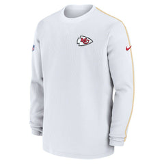 Kansas City Chiefs 2024 Sideline Coaches Long Sleeve Top White | Nike for Sale