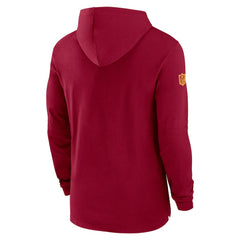 Washington Commanders 2024/25 Sideline Performance Long Sleeve Hoodie T-Shirt Burgundy | Nike for Sale