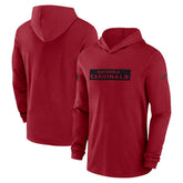 Arizona Cardinals 2024/25 Sideline Performance Long Sleeve Hoodie T-Shirt Cardinal | Nike for Sale