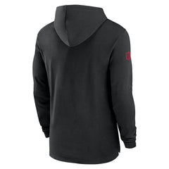 Atlanta Falcons 2024/25 Sideline Performance Long Sleeve Hoodie T-Shirt Black | Nike for Sale
