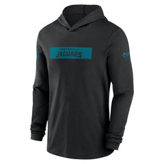 Jacksonville Jaguars 2024/25 Sideline Performance Long Sleeve Hoodie T-Shirt Black | Nike for Sale