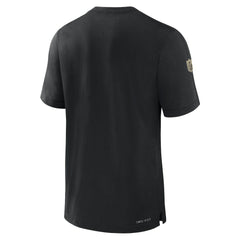 New Orleans Saints Sideline Player Performance T-Shirt Black | Nike for Sale