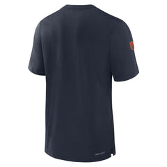 Chicago Bears Sideline Player Performance T-Shirt Navy | Nike for Sale